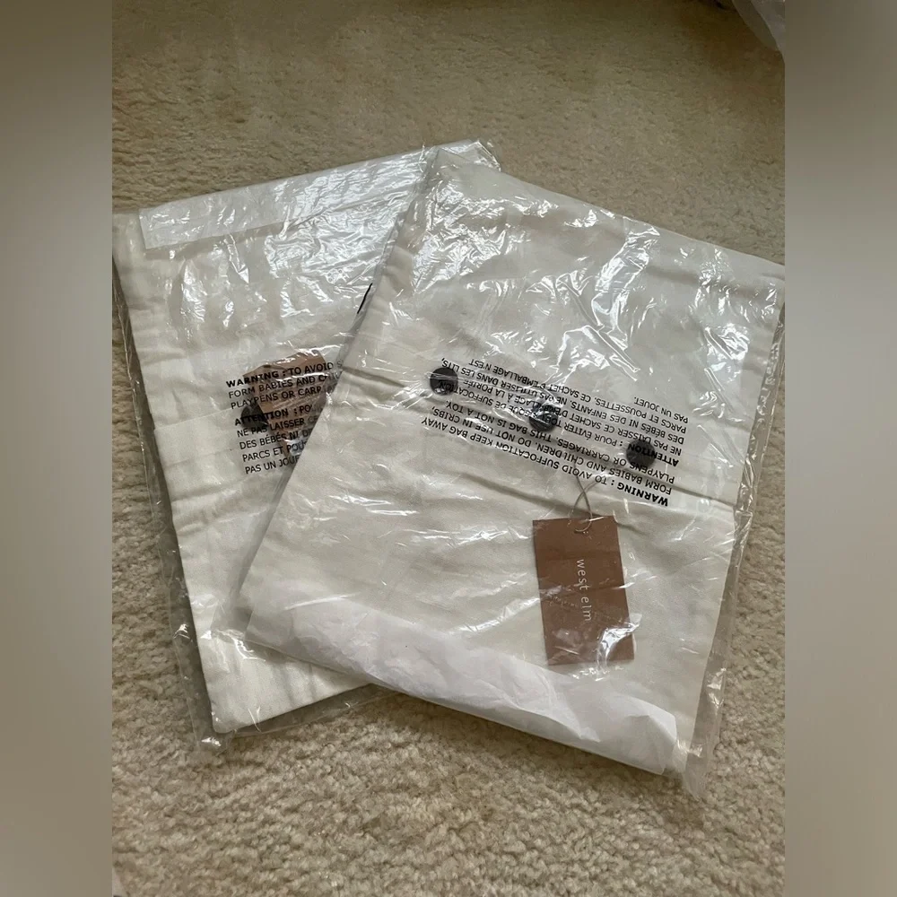 West Elm accent pillow covers set of 2